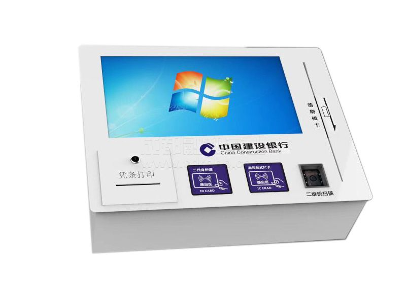 嵌入式排隊機效果圖
