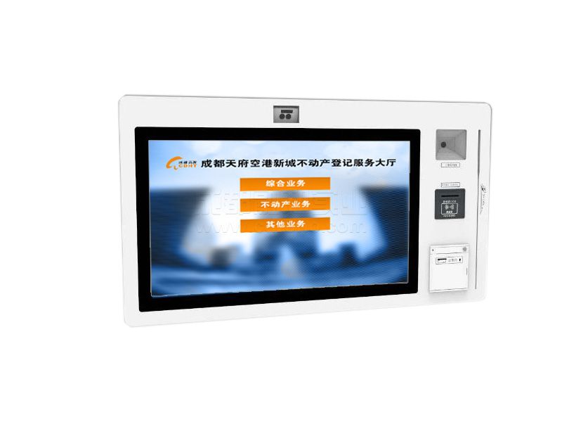 嵌入式排隊機效果圖