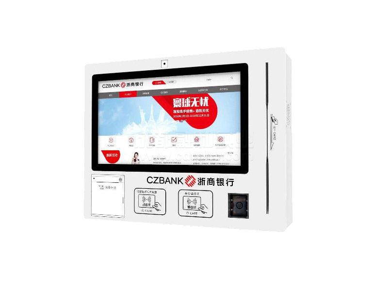 嵌入式排隊機效果圖